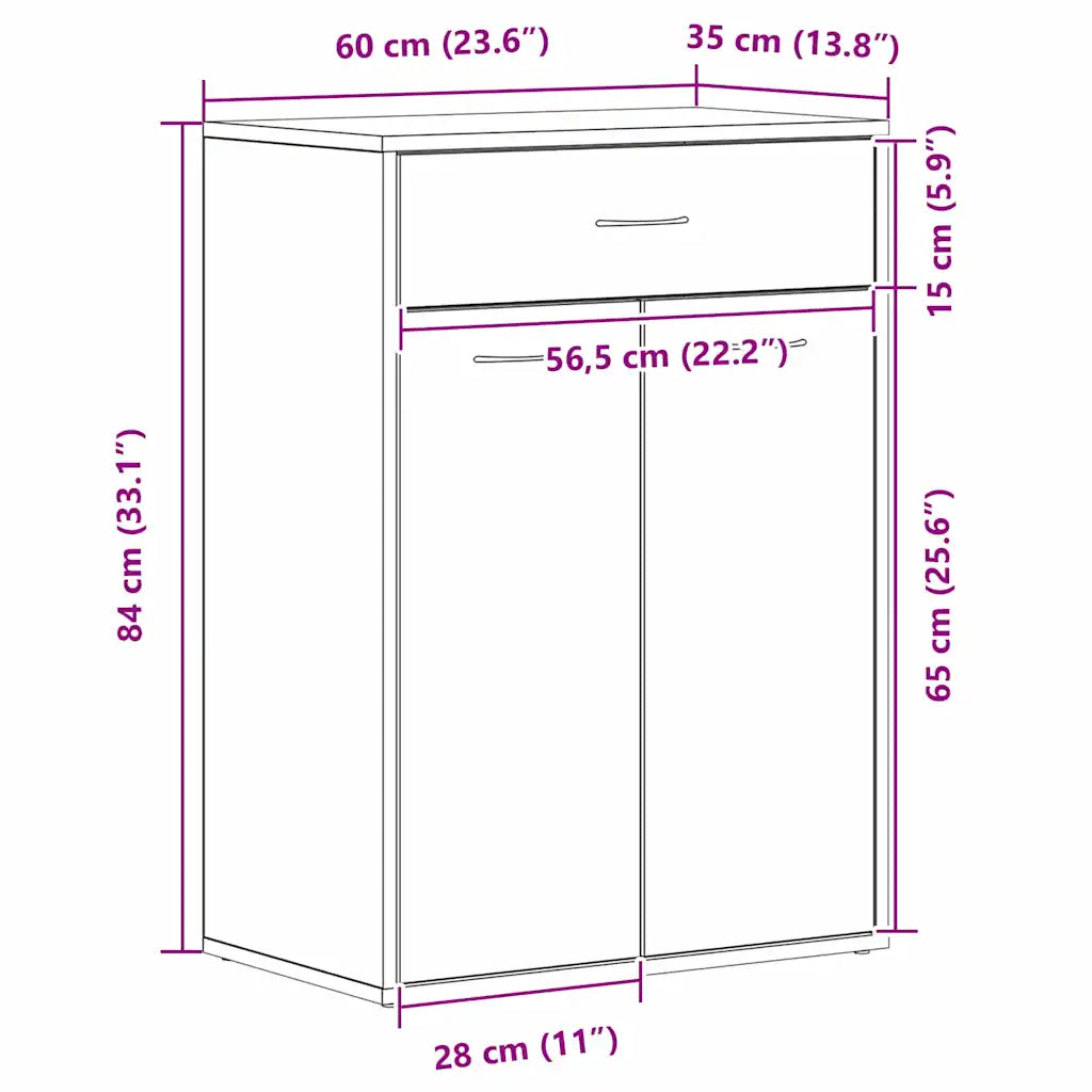 Schuhschrank Schuhregal Schuhkommode Schuhständer Schuhablage Flurschrank Vidaxl