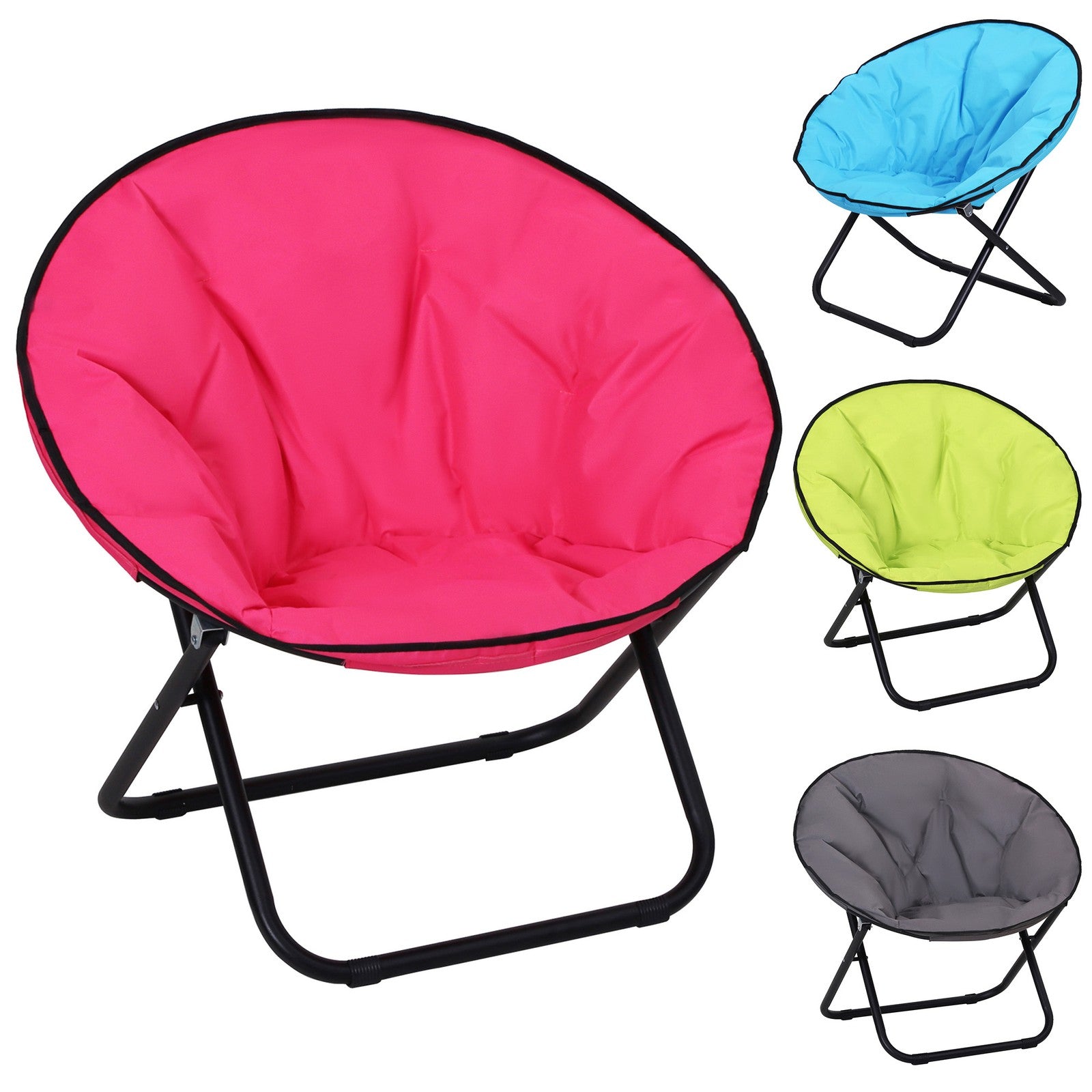 Klappstuhl Klappsessel Campingstuhl Gartenstuhl Lounge Sessel Faltbar Gepolstert