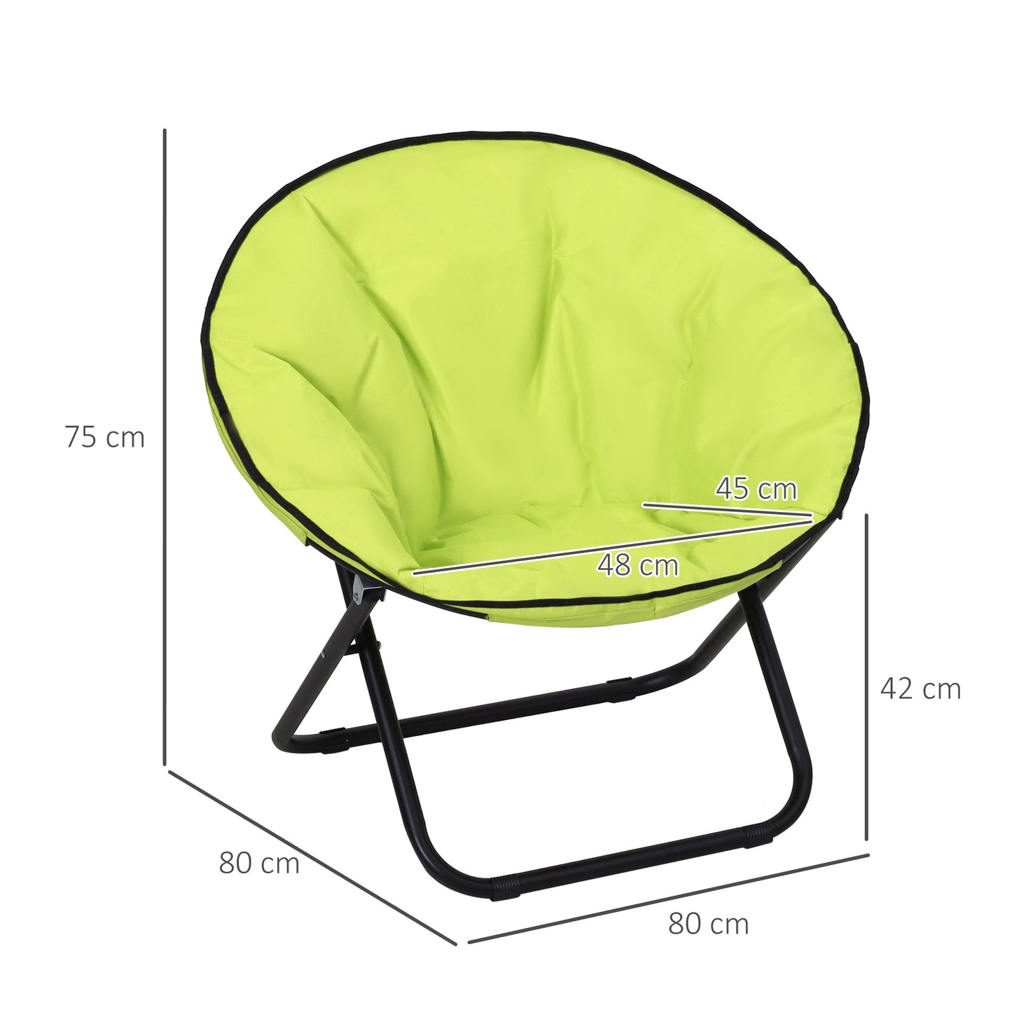 Klappstuhl Klappsessel Campingstuhl Gartenstuhl Lounge Sessel Faltbar Gepolstert