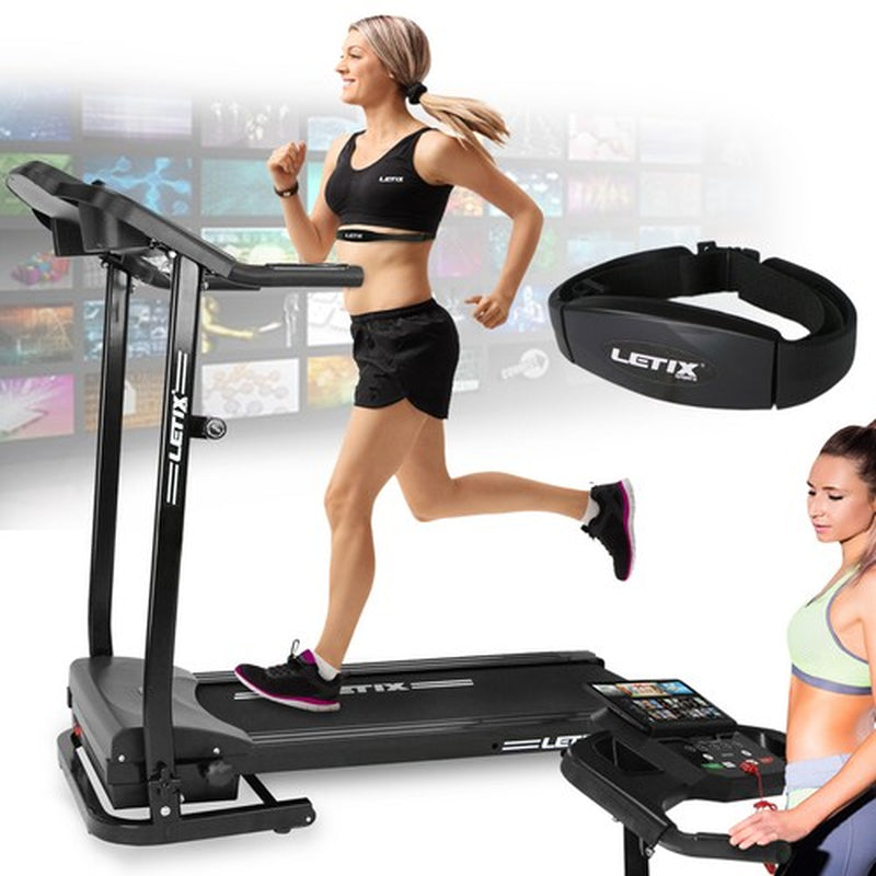 Motorisiertes Laufband Mit Lcd-Display Elektrisches Fitnessgerät Heimtrainer App