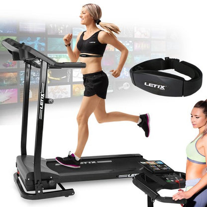 Motorisiertes Laufband Mit Lcd-Display Elektrisches Fitnessgerät Heimtrainer App
