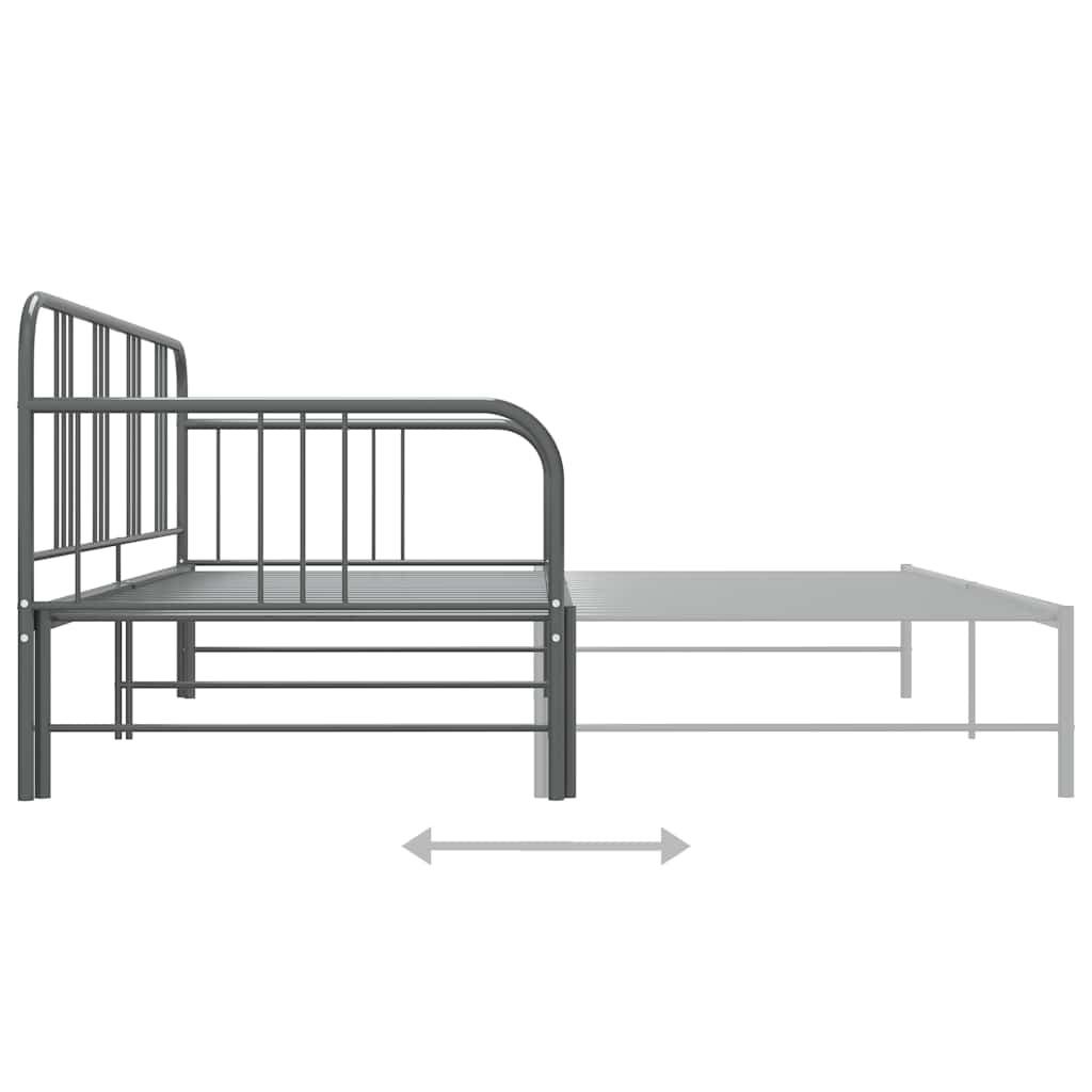 Ausziehbett Tagesbett Schlafsofa Gästebett Metallbett Mehrere Auswahl Vidaxl
