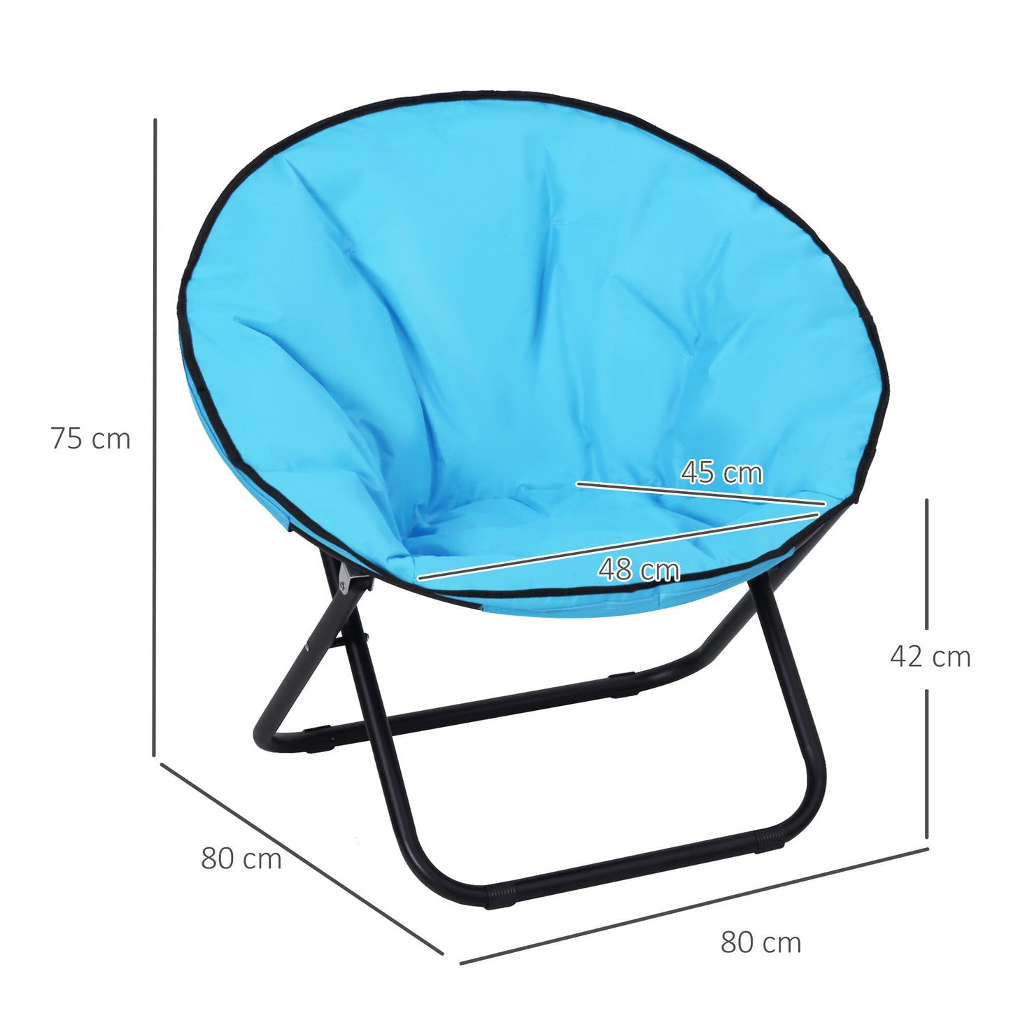 Klappstuhl Klappsessel Campingstuhl Gartenstuhl Lounge Sessel Faltbar Gepolstert