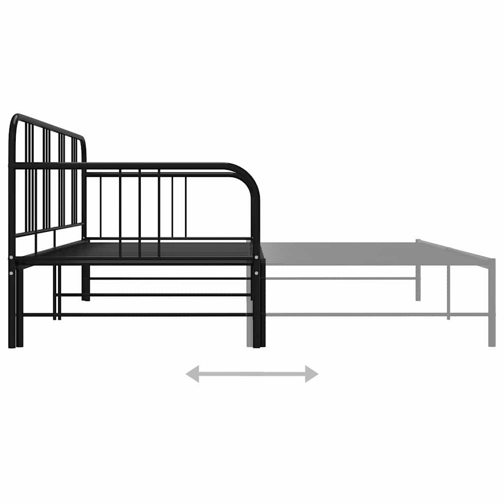 Ausziehbett Tagesbett Schlafsofa Gästebett Metallbett Mehrere Auswahl Vidaxl