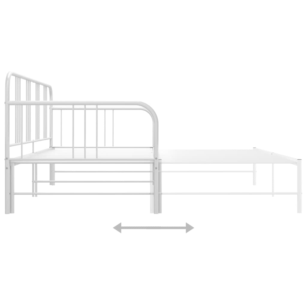 Ausziehbett Tagesbett Schlafsofa Gästebett Metallbett Mehrere Auswahl Vidaxl