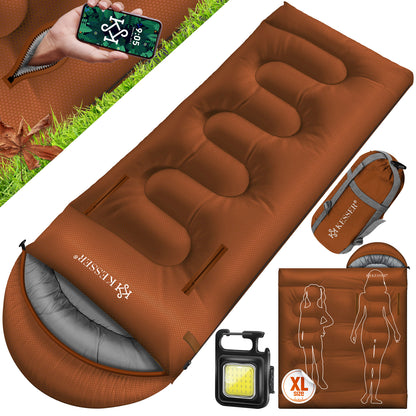 KESSER® Schlafsack Camping Mumienschlafsa